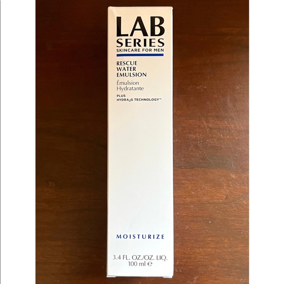 LAB SERIES Men Skincare Rescue Water Emulsion + Hydra2G Technology Moisturizer - Picture 2 of 5